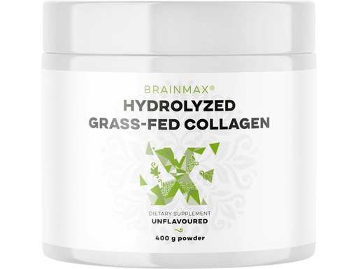 BrainMax Hydrolyzovaný Kolagen, Grass-fed Collagen, 400 g