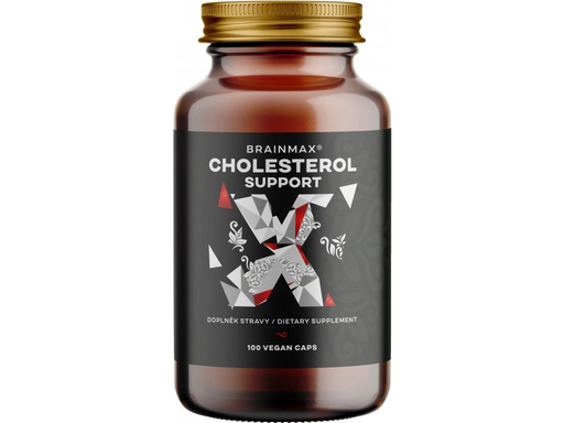 BrainMax Cholesterol Support, Řešení Cholesterolu, 100 rostlinných kapslí